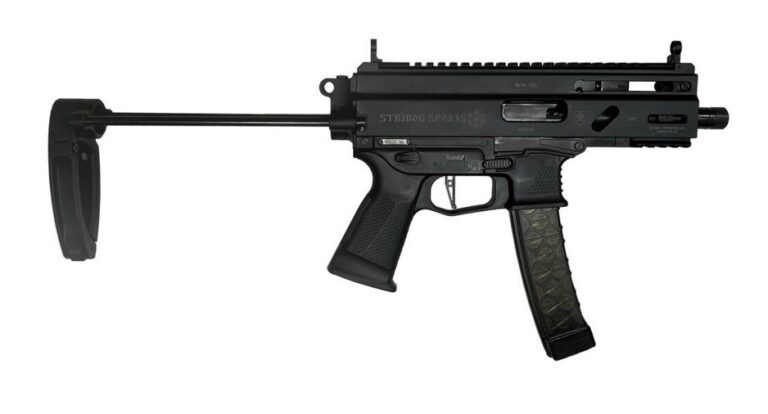 Grand Power Stribog SP9A3S 9mm Sub Pistol PDW Tailhook Brace