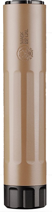 MASK RIMFIRE SUPPRESSOR  MASK 22 LONG RIFLE RIMFIRE DIRECT THREAD SUPPRESSOR FDE