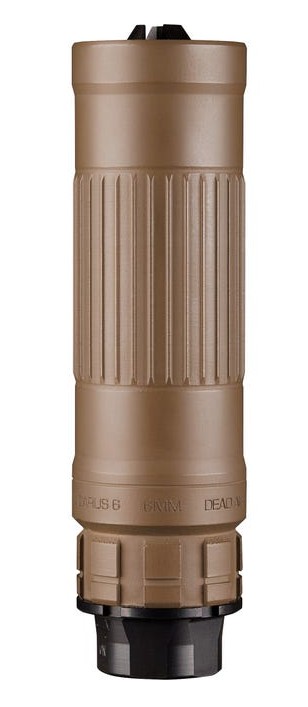 LAZARUS 6 6MM/5.56 RIFLE SUPPRESSOR LAZARUS 6 XENO 6MM/5.56 QD RIFLE SUPPRESSOR FDE