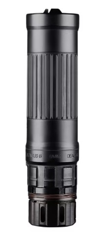 LAZARUS 6 6MM/5.56 RIFLE SUPPRESSOR LAZARUS 6 KEYMO 6MM/5.56 QD RIFLE SUPPRESSOR BLACK