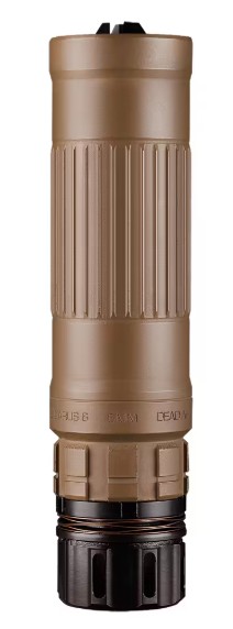 LAZARUS 6 6MM/5.56 RIFLE SUPPRESSOR LAZARUS 6 KEYMO 6MM/5.56 QD RIFLE SUPPRESSOR FDE