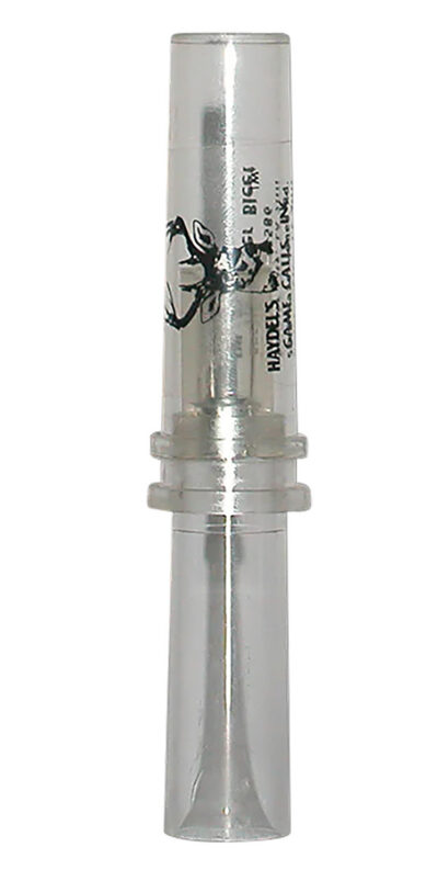 Haydel’s Game Calls DB85 Deer Bleat  Open Call Doe Sounds Attracts Deer Clear Acrylic