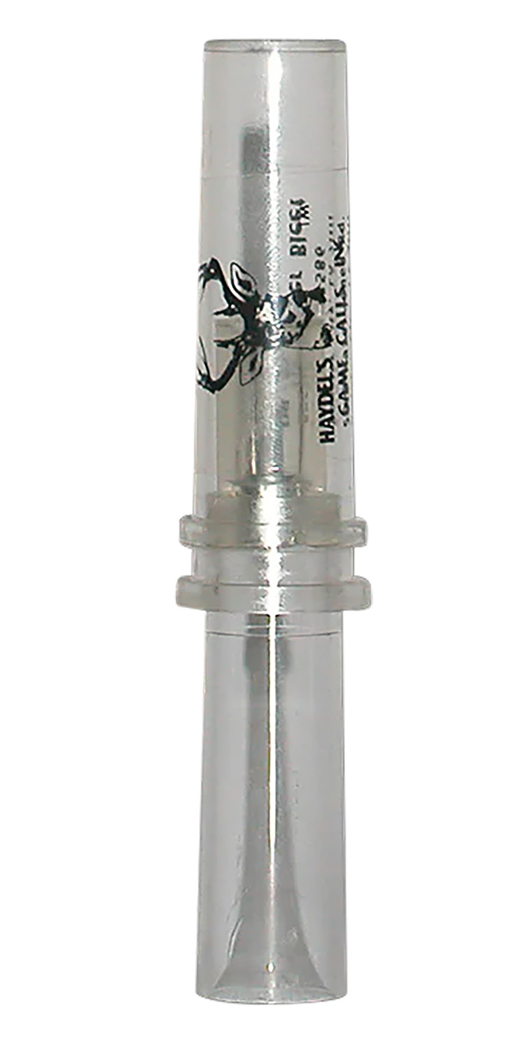 Haydel's Game Calls DB85 Deer Bleat Open Call Doe Sounds Attracts Deer Clear Acrylic