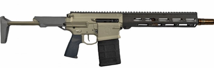 Q BOOMBOX 8.6 BLACKOUT 12IN BARREL 1 IN13 TWIST SBR GRAY ACCENTS BOOMBOX-86-12IN-SBR