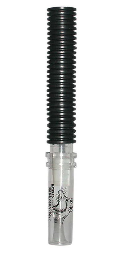 Haydel’s Game Calls CH92 Coyote Howler  Tube Call Coyote Sounds Attracts Dominate Dogs Clear/Black Plastic