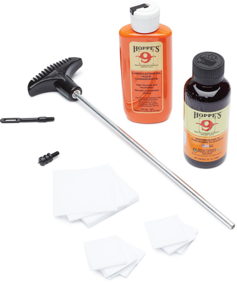 Hoppe's Pistol Cleaning Kit 38/357/9mm Clamshell HOPPE'S 9MM-38 CALIBER PISTOL CLEANING KIT CLAMSHELL