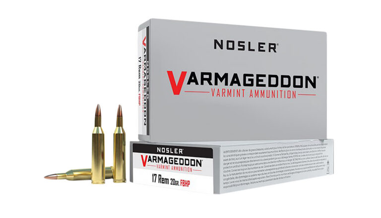 Nosler 65100 Varmageddon 17 Remington 20 gr Flat Base Hollow Point (FBHP) 20 Bx