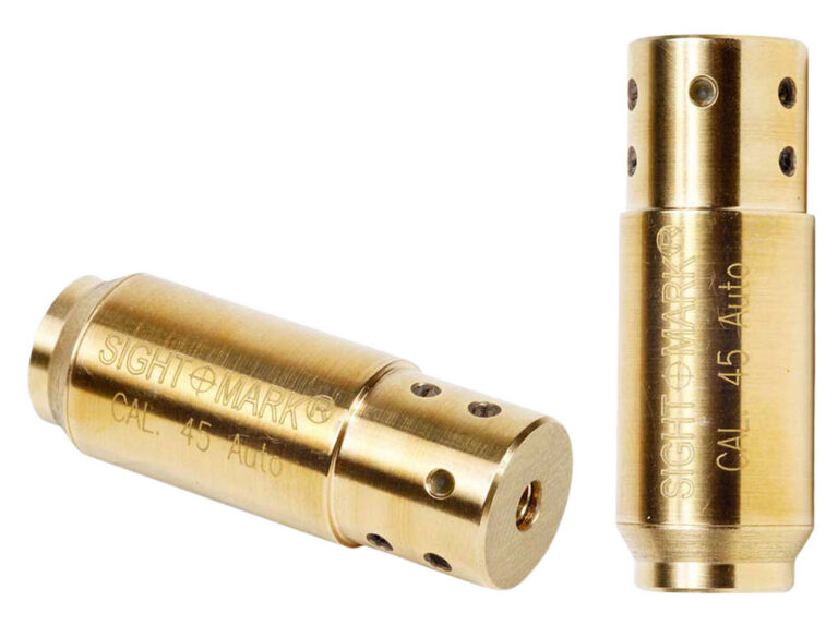 Sightmark SM39017 Boresight Red Laser for 45 ACP Brass Includes Battery Pack & Carrying Case