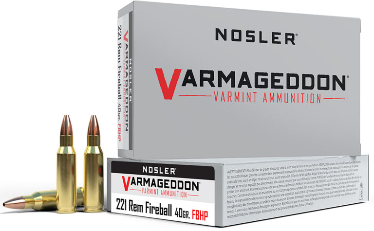 Nosler 65120 Varmageddon 221 Rem Fireball 40 gr Flat Base Hollow Point (FBHP) 2