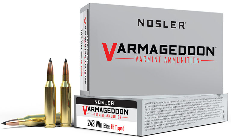 NOS AMMO 243WIN 55GR VGN FBSP 20/10