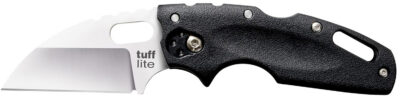 Cold Steel 20LT Tuff Lite  2.50″ Folding Plain Sheepsfoot Japanese AUS-8A SS Blade/Black Griv-Ex Handle