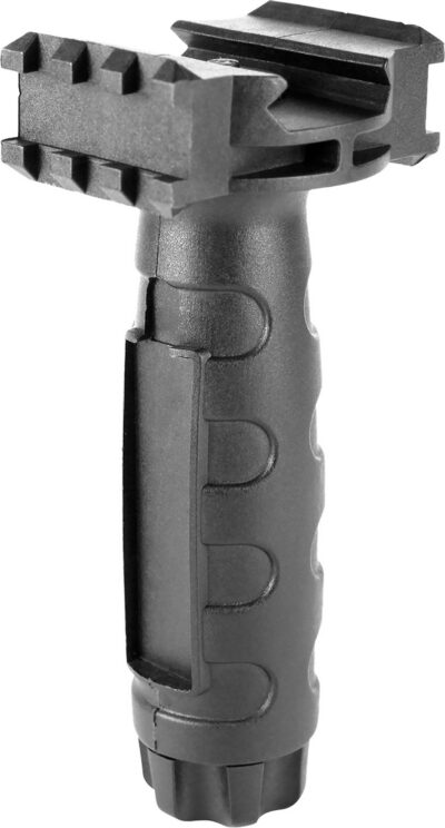 Aim Sports PJTGR Tactical Vertical Grip Polymer with Side Rails Black