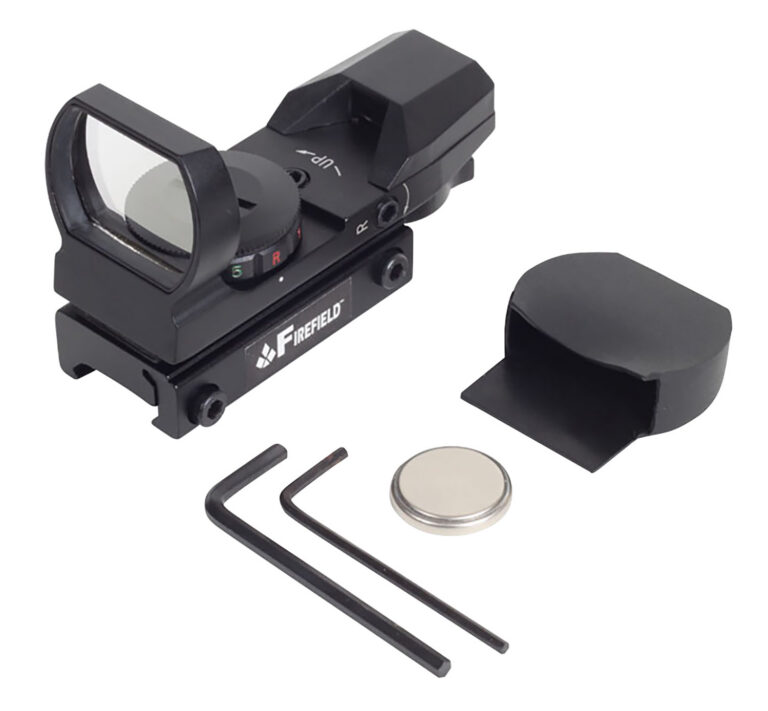 Firefield FF13004 Reflex Sight Matte Black 1x33mm Red/Green Multi Reticle, Weaver Mount