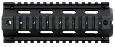 Aim Sports MT021 M4 Carbine Length Quad Rail AR-15/M16/M4 Black Hard Coat Anodiz
