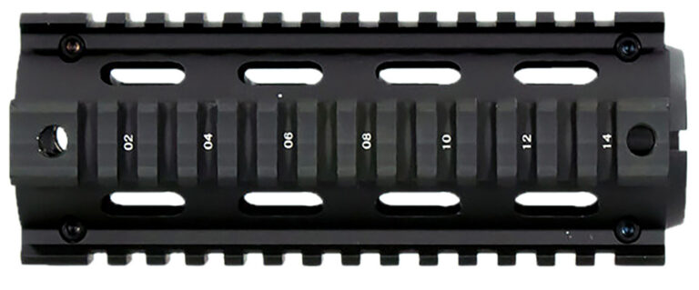 Aim Sports MT021 M4 Carbine Length Quad Rail AR-15/M16/M4 Black Hard Coat Anodiz