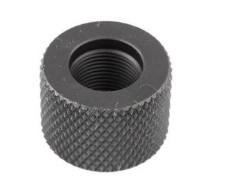 .920 BULL THREAD PROTECTOR 1/2-28 .920 BULL THREAD PROTECTOR 1/2-28 PLATED BLACK
