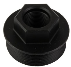 YHM 1/2"-28 CRBNE ADPTR SDWNR M2 BLK