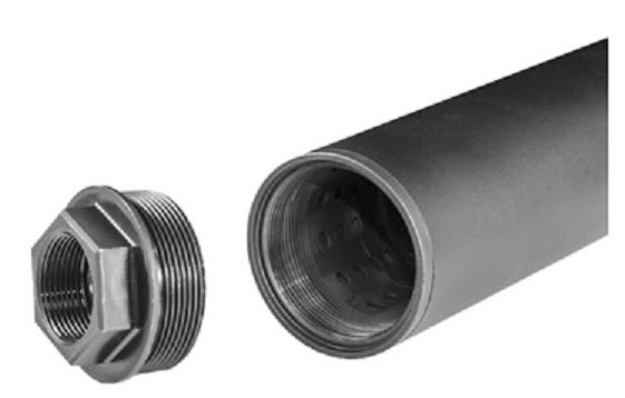 YHM 1/2"-36 CRBNE ADPTR SDWNR M2 BLK