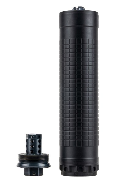 IWI SILENCER 7.62MM TI DIRECT THREAD 5/8-24 HUB-T MOUNT BLACK LENGTH 7IN WIDTH 1.74IN WEIGHT 13OZ IWS762TI