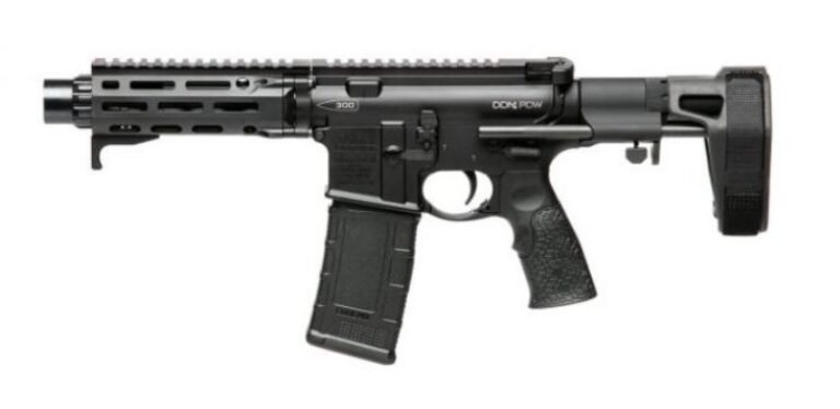 DANIEL DEFENSE DDM4 PDW 300 BO Pistol 7" BLK CQB Brace NO MAG