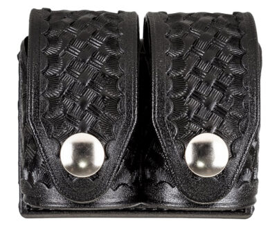 HKS 203BLBN SpeedLoader Case  Double Large Black Hytrel Belt Loop Belts 2.25″ Wide