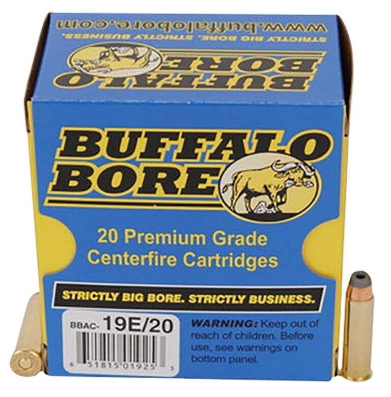 Buffalo Bore Ammunition 19E/20 Tactical 357 Mag 158 gr Jacketed Hollow Point (J