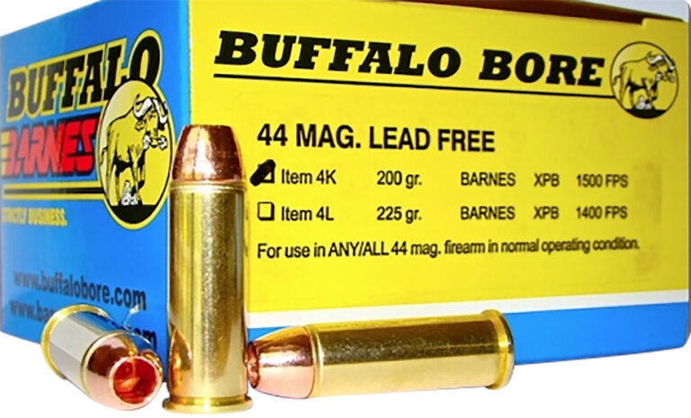 Buffalo Bore Ammunition 4K/20 Buffalo-Barnes Lead-Free 44 Rem Mag 200 gr Barnes