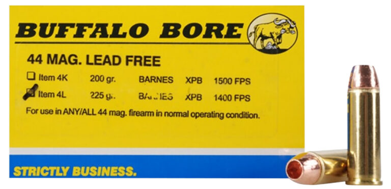 Buffalo Bore Ammunition 4L/20 Buffalo-Barnes Lead-Free 44 Rem Mag 225 gr Barnes