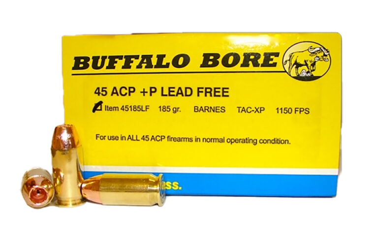 Buffalo Bore Ammunition 45-185LF/20 Buffalo-Barnes Lead-Free 45 ACP +P 185 gr Ba