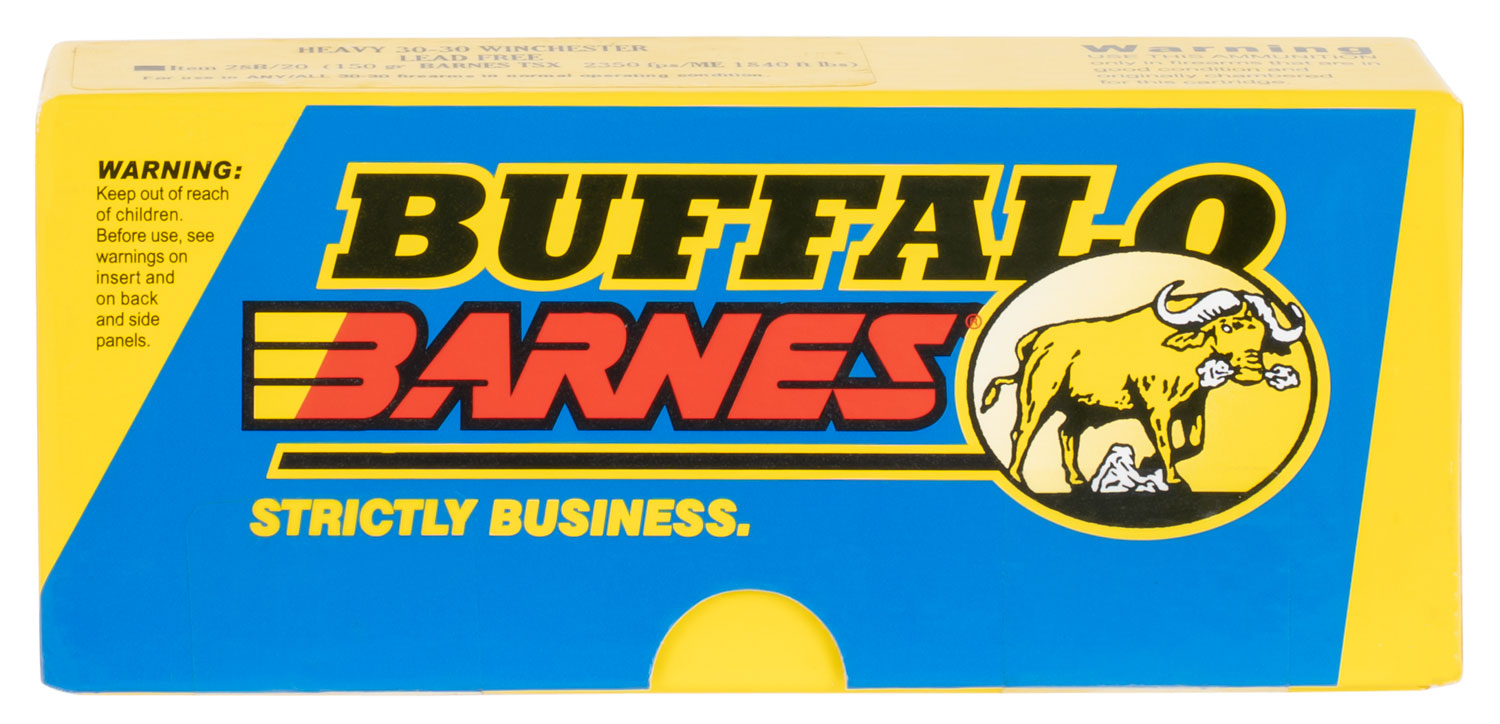 Buffalo Bore Ammunition 28B20 Buffalo-Barnes Lead-Free 30-30 Win 150 gr Barnes T