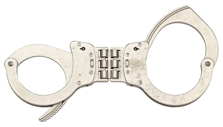Smith & Wesson 350133 1H-1 Hinged Universal Handcuffs Nickel