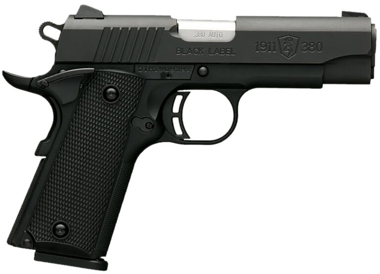 BRO 1911-380 BLACK LABEL 380ACP 3 5/8 MATTE 8RD
