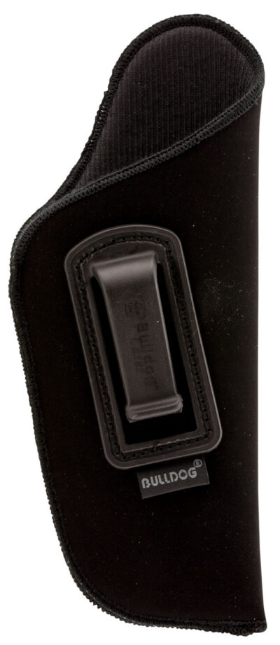 Bulldog DIP815 Deluxe  IWB Black Suede Like Belt Clip Fits Beretta 92/Glock 20/2-3″ Barrel Right Hand