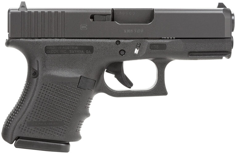 Glock PG2950201 G29 Gen 4 10mm Auto 3.77" 10+1 Black Black Interchangeable Backs