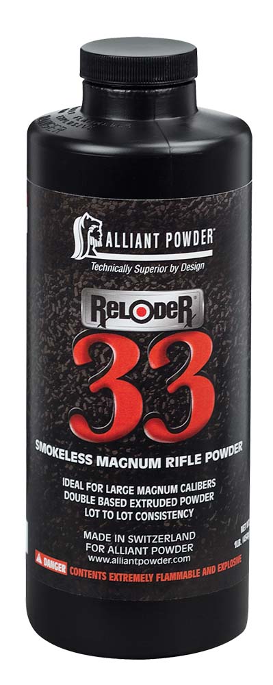 Alliant 150679 Reloder 33 Smokeless Magnum Rifle Powder 1lb 1 Bottle