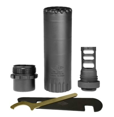 YHM TURBO K-RB 5.56MM SUPPRESSOR with FLASH HIDER YHM-2180-28