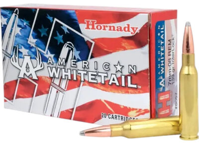 AMERICAN WHITETAIL® 7MM-08 REMINGTON INTERLOCK® SP RIFLE AMMO AMERICAN WHITETAIL 7MM-08 REMINGTON 139GR INTERLOCK SP 20/BX