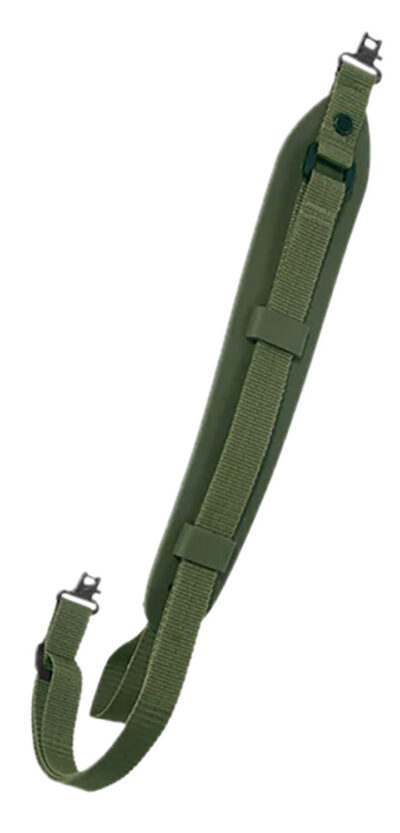 Outdoor Connection SGSS20972 Super Grip Sling Green Nylon 32″ OAL Padded Rifle/Shotgun