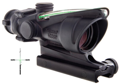 Trijicon 100209 ACOG  Black Hardcoat Anodized 4x32mm Illuminated Green Crosshair .223/5.56 BDC Reticle
