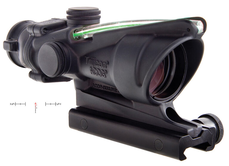 ACOG ARMY RCO M4 4X32MM FIXED RIFLE SCOPE ACOG ARMY RCO M4 4X32MM FIXED GREEN CHEVRON W/TA51 MOUNT BLK