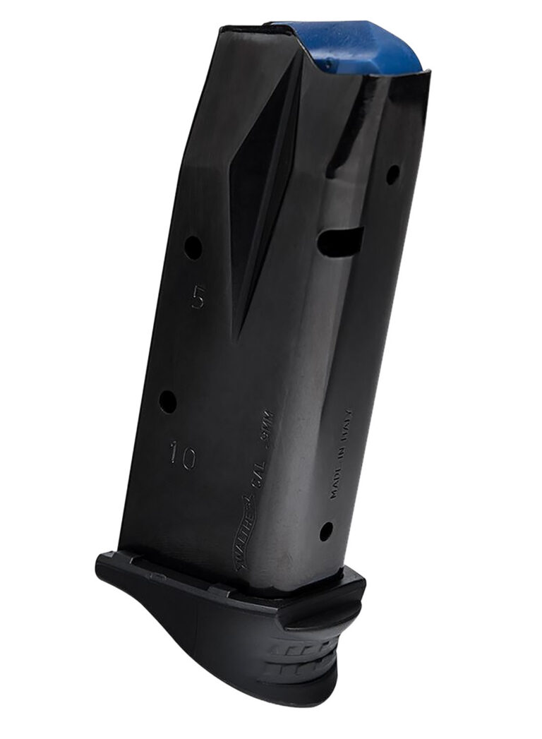 Walther Arms 2796490 P99 Compact 10rd Detachable w/Finger Rest 9mm Luger Black Steel