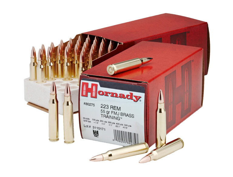 CUSTOM™ 223 REMINGTON FULL METAL JACKET BOAT TAIL RIFLE AMMO CUSTOM 223 REMINGTON 55GR FMJBT 50/BOX