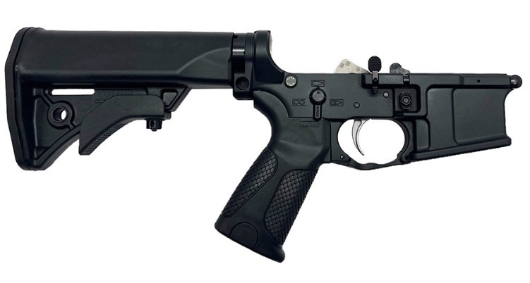 LWRC IC-Enchanced Lower Assembly 5.56mm, Ambidextrous, Black, Calfornia Complaint