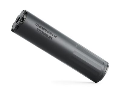 BOSS CHAIRMAN TIK – 5/8-24 – STANDARD END CAP 7.62 COMPACT LIGHT WEIGHT DUTY RATED SILENCER TITANIUM CORESTANDARD END CAP NON-GAS BLOWBACK ACTION (BOLT GUN PISTON ETC) CK-15060-762-TI-58-SE-BLK