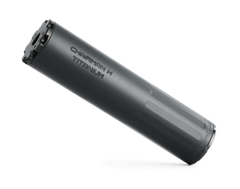 BOSS CHAIRMAN TIK - 5/8-24 - STANDARD END CAP 7.62 COMPACT LIGHT WEIGHT DUTY RATED SILENCER TITANIUM CORESTANDARD END CAP NON-GAS BLOWBACK ACTION (BOLT GUN PISTON ETC) CK-15060-762-TI-58-SE-BLK