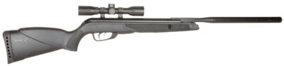 Gamo 6110067854 Wildcat Whisper Air Rifle Gas Piston 177 1rd Shot Black Black Receiver Black Molded All Weather Stock Scope 4x32mm