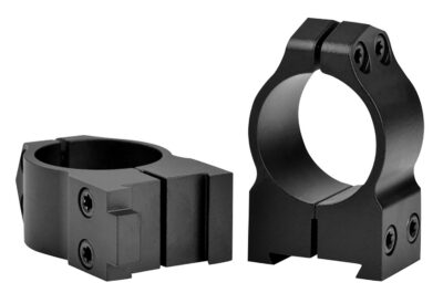 Warne 1BM Maxima  Matte Black Steel 1″ Tube Medium Vertical Split Dovetail, 0 MOA Fits CZ 550