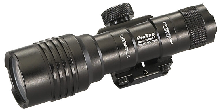 Streamlight 88058 ProTac Rail Mount 1L Clear LED 350 Lumens CR123 Battery Black