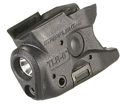 Streamlight 69273 TLR-6 Weapon Light w/Laser S&W M&P Shield For Handgun 100 Lumens Output White LED Light Red Laser 89 Meters Beam Black Polymer