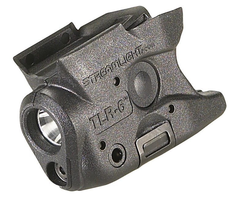 Streamlight 69273 TLR-6 Weapon Light w/Laser S&W M&P Shield For Handgun 100 Lumens Output White LED Light Red Laser 89 Meters Beam Black Polymer